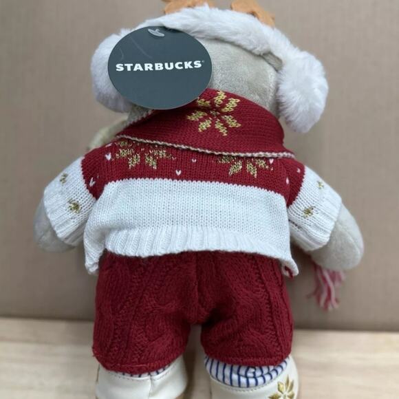 Starbucks CHINA 2021 Christmas Festive Holiday Friends Bearista Bear Gingerbread - Picture 5 of 6
